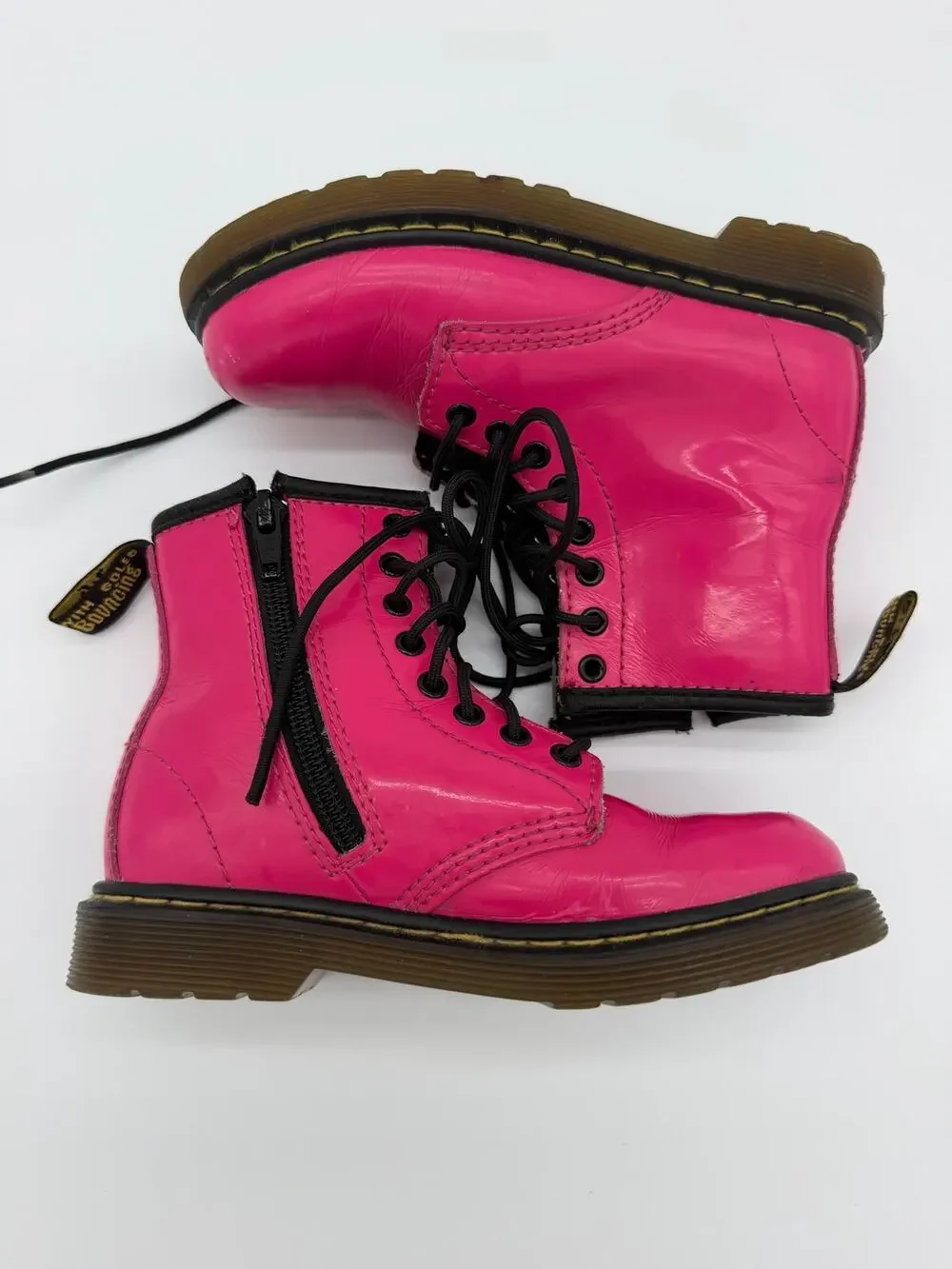 Dr. Marten's Delaney boot hot pink little girls 11